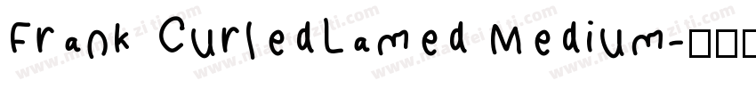 Frank CurledLamed Medium字体转换